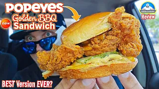 Popeyes® Golden BBQ Chicken Sandwich Review! 🥇🐔🥪| The BEST One? | theendorsement