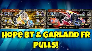 Hope BT & Garland FR Pulls! | Livestream Highlight! [DFFOO JP]