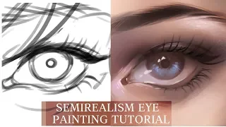 [MediBang] Semirealism Eye - TUTORIAL