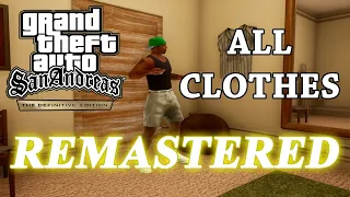 GTA San Andreas: The Definitive Edition - All Clothes