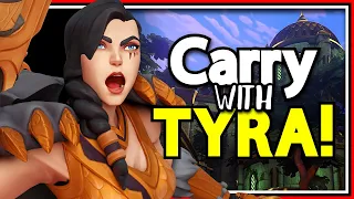 The Best Way to Play TYRA in 2023! (Paladins Ranked Gameplay)