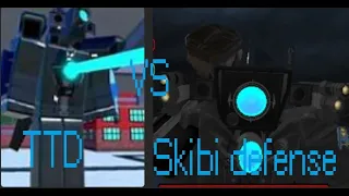 Titans Comparison| Toilet tower defense VS Skibi defense