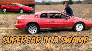 Abandoned for 20 years - the $300 Dollar Lotus Esprit - First wash and start