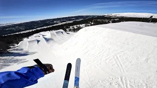 One run in Bräcke (Åre SkiStar Snowpark)