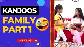 Kanjoos Family - Part 1 - Toothpaste | Cute Sisters SHORTS #shorts #comedy #funny