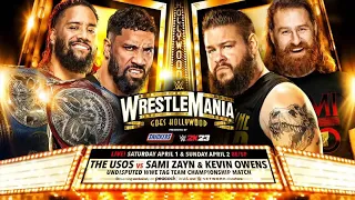 WWE Wrestlemania 39 Sami Zayn & Kevin Owens VS The Usos Promo Hype Video (My Way) WM17