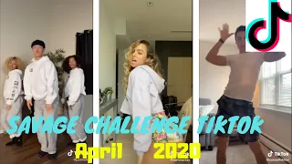 (TikTok) BEST OF SAVAGE Dance Challenge - April 2020