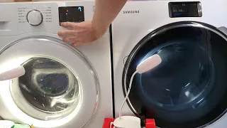 Samsung WW9000 v F500 - Spin race (Gone wrong)