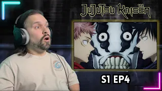 New Anime Fan Reacts To JUJUTSU KAISEN Season 1 Episode 4 | Curse Womb Must Die