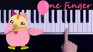 Kalau Rasa Gembira - Didi & Friends / one finger EASY piano tutorial (melodica tutorial)