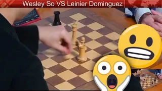 Wesley So Refuse to Draw and This Crazy Incident Happened   VS Leinier Dominguez   Crazy Game 👌