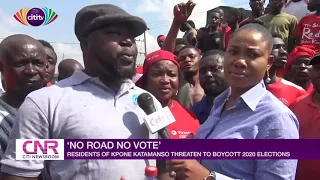 Residents of Kpone Katamanso threaten to boycott 2020 elections over deplorable roads| Citi Newsroom