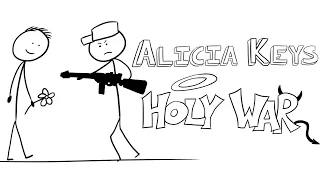 Alicia Keys - Holy War | Animated Lyrics Video!