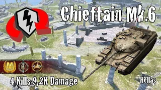 Chieftain Mk.6  |  4 Kills 9,2K Damage  |  WoT Blitz Replays