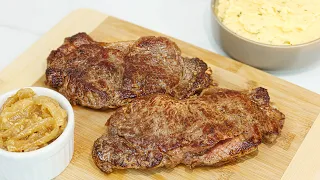 HOW TO MAKE STEAK WITH PERFECT CARAMELIZED ONION | Nandu Andrade