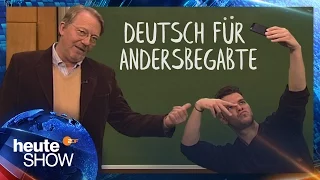 Dietmar Wischmeyer über den dummen deutschen Abiturienten | heute-show vom 12.05.2017