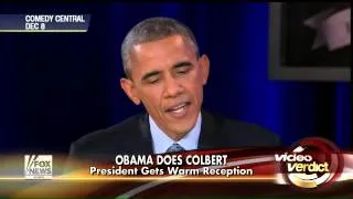 Obama does Colbert