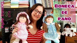 Boneca de pano fácil de fazer - Projeto Mãos que Produzem - Lei Aldir Blanc