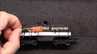 Digitrax DZ123 installed in a Bachmann 44 ton switcher