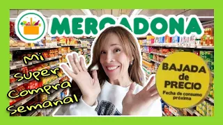 🛒🍅🍗MI súper compra SEMANAL en  Mercadona con bajada de Precio!! 🤑