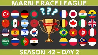 Marble Race League Season 42 DAY 2 Marble Race in Algodoo