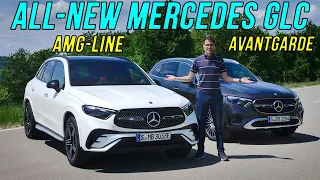 all-new 2023 Mercedes GLC Premiere REVIEW Exterior Interior AMG-Line vs Avantgarde comparison