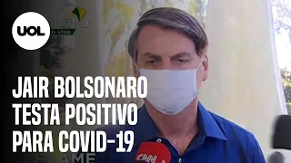 BOLSONARO ESTÁ COM COVID-19; PRESIDENTE CONFIRMOU QUE TESTOU POSITIVO PARA O NOVO CORONAVÍRUS