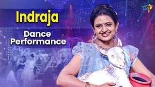 "Merisindi Megham" Song by Indraja - Beautiful Dance Performance | Sridevi Drama Company | Sudheer
