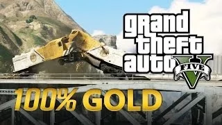 GTA 5 - Descarrilado Walkthrough (GTA 5 100% Gold Medal)