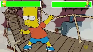 Bart Simpson vs. Principal Skinner with healthbars (2K Subscriber Special)