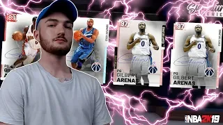 PINK DIAMOND GILBERT ARENAS  PACK OPENING!!! 2 INSANE PULLS!!! (NBA 2K19 MYTEAM)