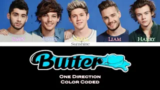 [Remastered] One Direction - Butter (Color Coded Lyrics) [Generated with AI]