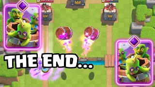 NEW EVO GOBLIN BARREL IS EXTRA FUN... BEST DECKS - CLASH ROYALE