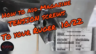 Loose magazines in your Ruger 10/22?  Let's add some magazine Tension Set Screws. Here's how