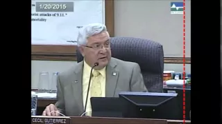 Loveland Councilman High McKean storms of council meeting in protest
