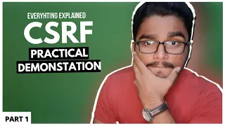 CSRF REAL LIFE EXAMPLE | CSRF,CORS, SAME ORIGIN POLICY EXPLAINED IN HINDI | PART 1🔥