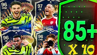 😱 85 x10 ! 87 X4 ! MARE PACK OPENING PREMIER LEAGUE TOTS ! EA FC 24 ROMANIA !  LIVE 😱 EA FC 24 RO !