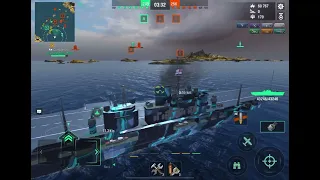 World of Warships Blitz: Malta 144k damage gameplay.