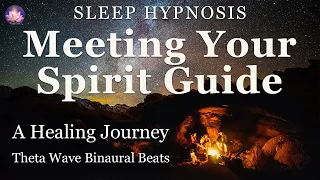 Meet Your Spirit Guide Sleep Meditation ~ A Healing Journey (432 Hz, Binaural Beats)