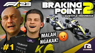 STORY MODE DIMULAI! SE-GILA INI MASALAH KONNERSPORT!🤯- F1® 23 Braking Point 2 Part 1 (PC) Indonesia