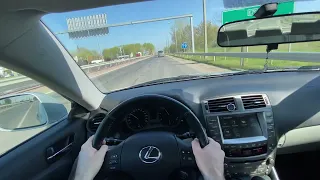 2007 Lexus IS220D POV Test Drive