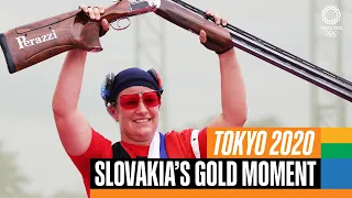 🇸🇰 🥇 Slovakia's gold medal moment at #Tokyo2020 | Anthems