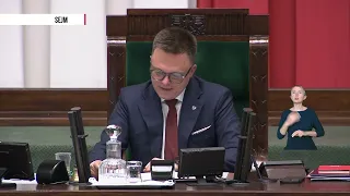 Sejm uchylił immunitet G.Braunowi. Posłowie przeciw odwołaniu K.Bosaka z funkcji wicemarszałka Sejmu