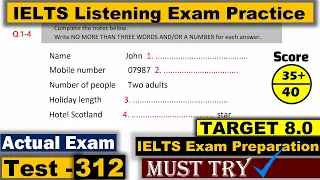 IELTS Listening Practice Test 2023 with Answers [Real Exam - 312 ]