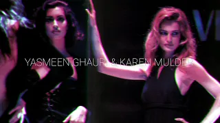 THE ICONIC DUO : YASMEEN GHAURI & KAREN MULDER