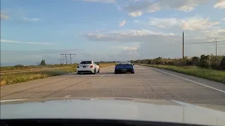 700 WHP Mercedes C63 S AMG vs 670 WHP C7 Corvette Z06