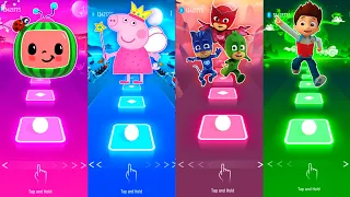 Tiles Hop - Cocomelon vs Paw Patrol vs Peppa Pig vs PJ Masks