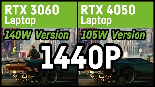 RTX 3060 vs  RTX 4050 @1440p in Gaming - Laptop/Notebook