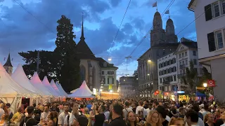 Züri Fäscht 2023 | Outstanding summer festival in Zurich Switzerland | Complete walk and fireworks