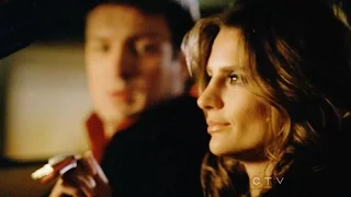 Castle 3x14 Moment:  Wow! Nice car -  Beckett Drives the Ferrari (Lucky Stiff)